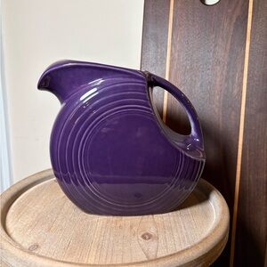 Fiestaware Large Disc Pitcher Plum Purple 64 Oz